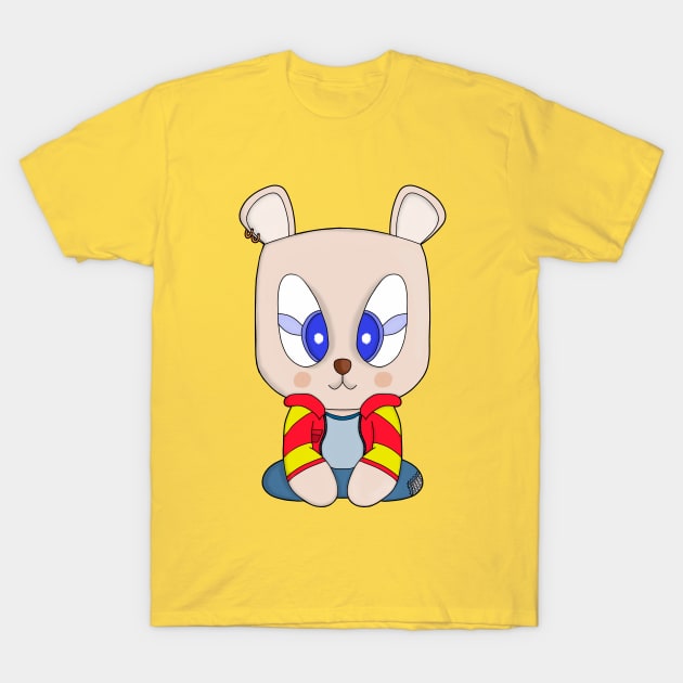 A cute and stylish bear with an ear piercing T-Shirt by DiegoCarvalho